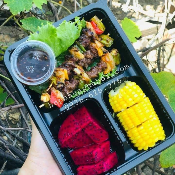 HỘP NHỰA ĐỰNG CƠM 3 NGĂN JB88